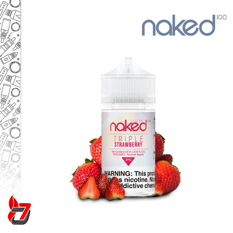 ایجوس نیکد توتفرنگی پاستیل | NAKED TRIPLE STRAWBERRY Juice