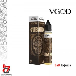 سالت ویگاد کوبانو قهوه‌ای تنباکو کارامل | VGOD CUBANO RICH CREAMY CIGAR SALT